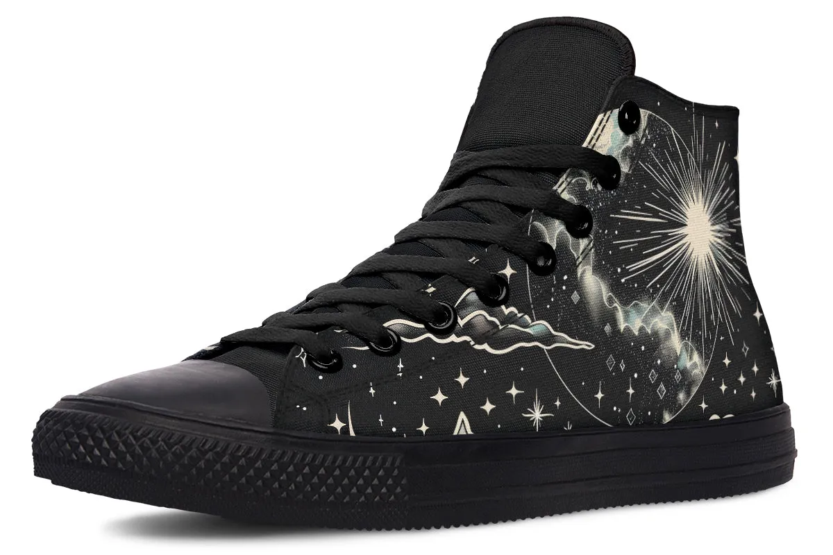 Dawn Star High Tops - Classic Premium Canvas Shoes with Comfortable and Durable Soles