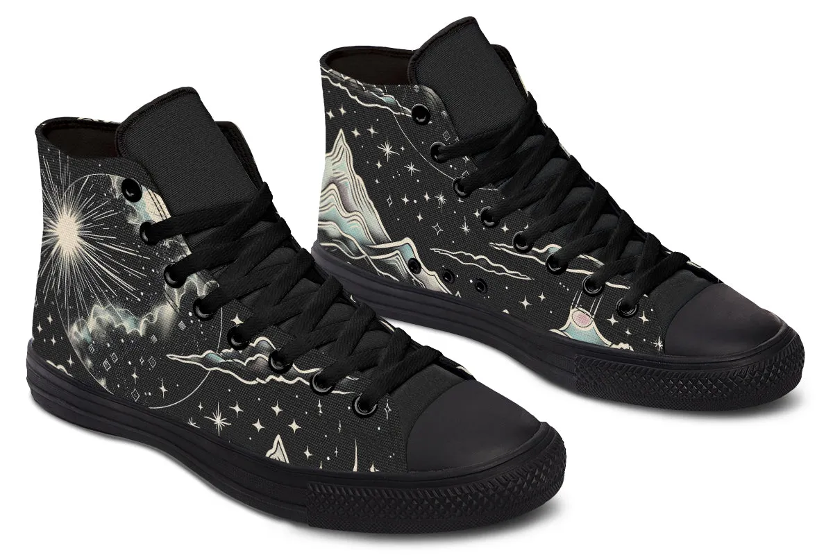 Dawn Star High Tops - Classic Premium Canvas Shoes with Comfortable and Durable Soles