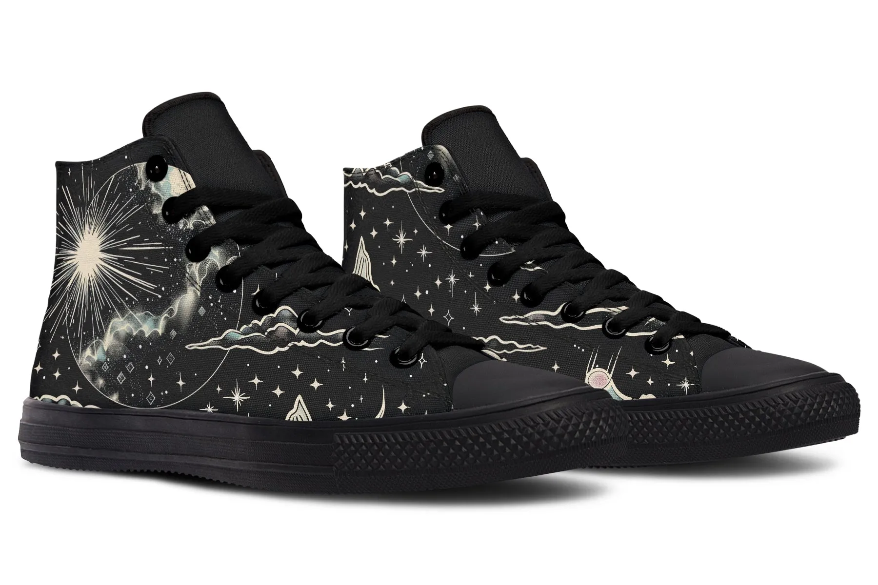 Dawn Star High Tops - Classic Premium Canvas Shoes with Comfortable and Durable Soles