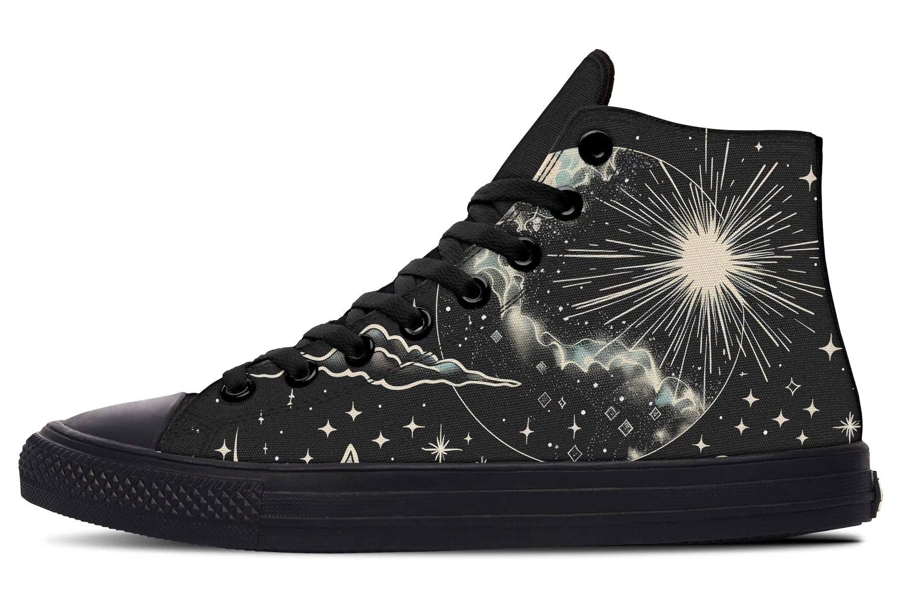 Dawn Star High Tops - Classic Premium Canvas Shoes with Comfortable and Durable Soles