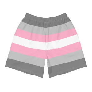 Demigirl Flag Long Athletic Shorts