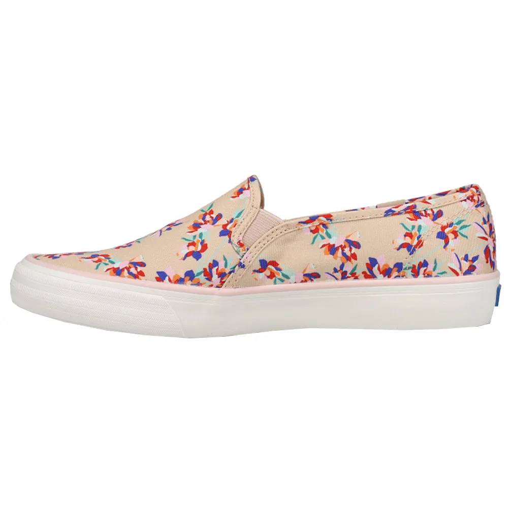 Double Decker Floral Slip On Sneakers