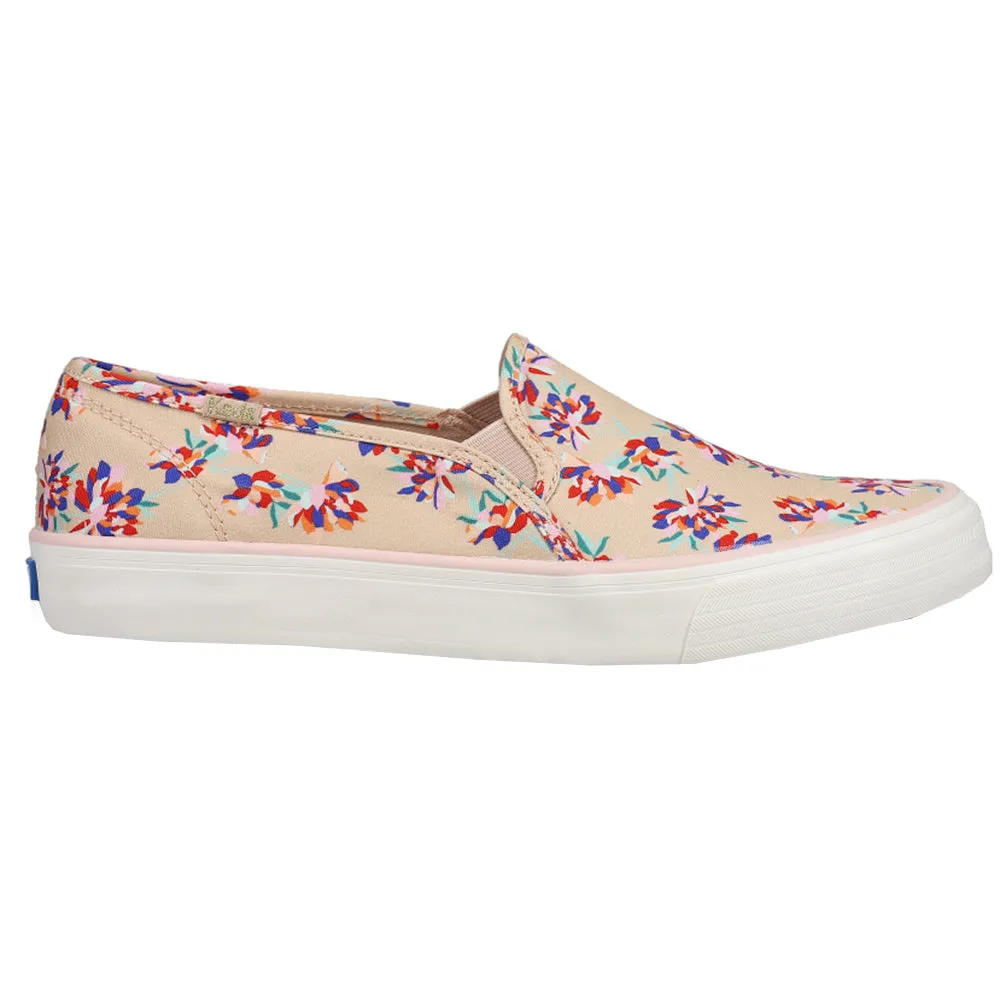 Double Decker Floral Slip On Sneakers