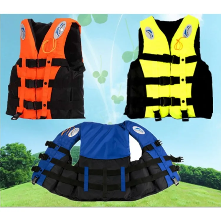 Drifting Swimming Fishing Life Jackets with Whistle for Adults,Size: XL(Orange)