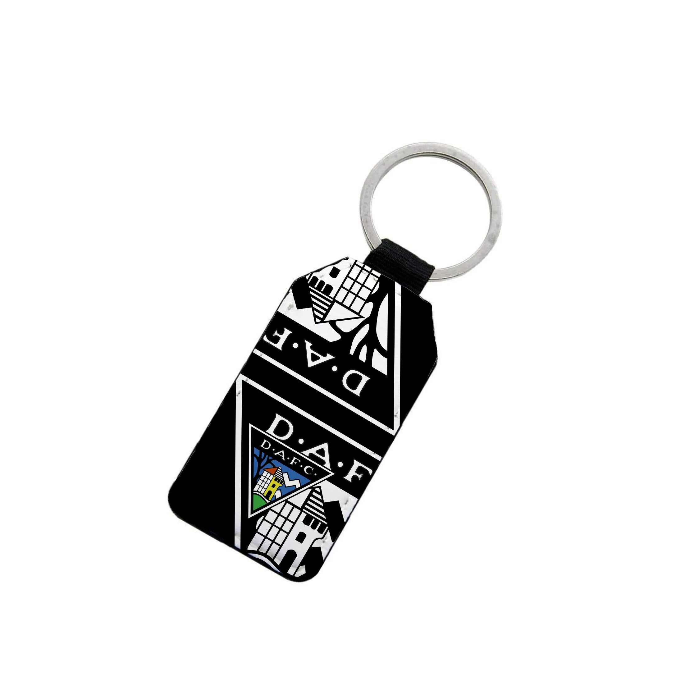 Dunfermline Athletic Leather Keyring