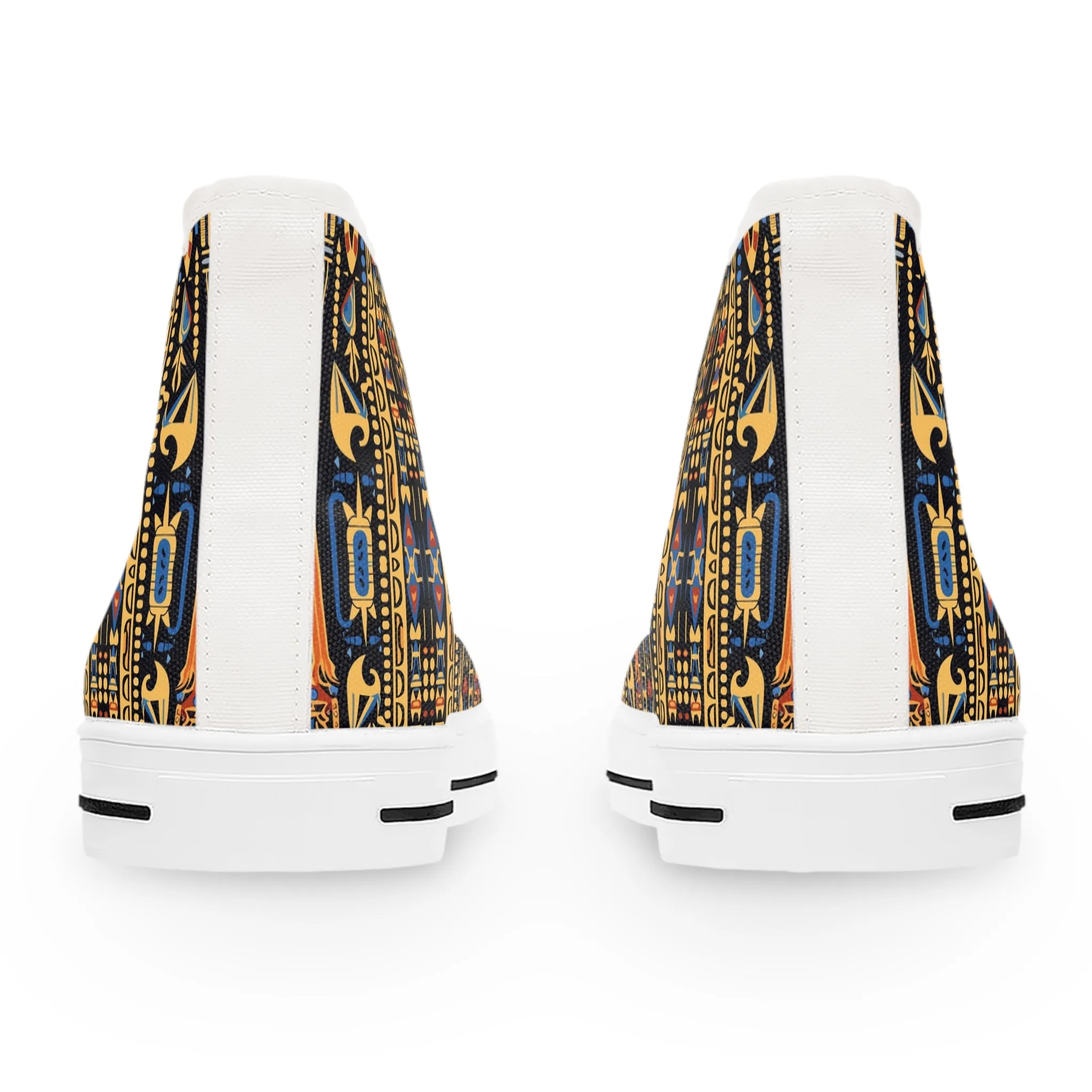 Egyptian Pattern Women's High Top Sneakers