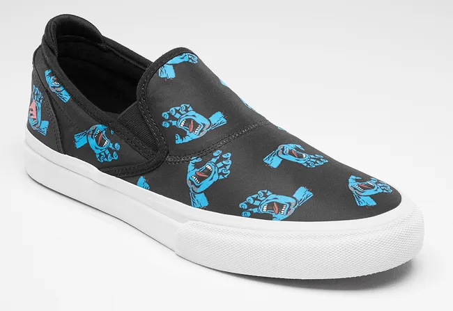 Emerica Wino G6 Slip On x Santa Cruz Blue Black White