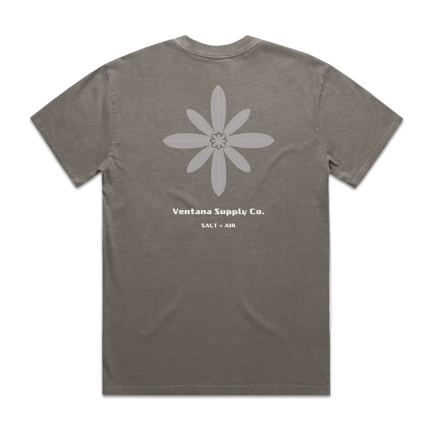 Fish Flower Heavy Tee - Grey