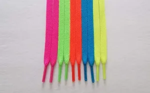 Flat Neon Shoelaces