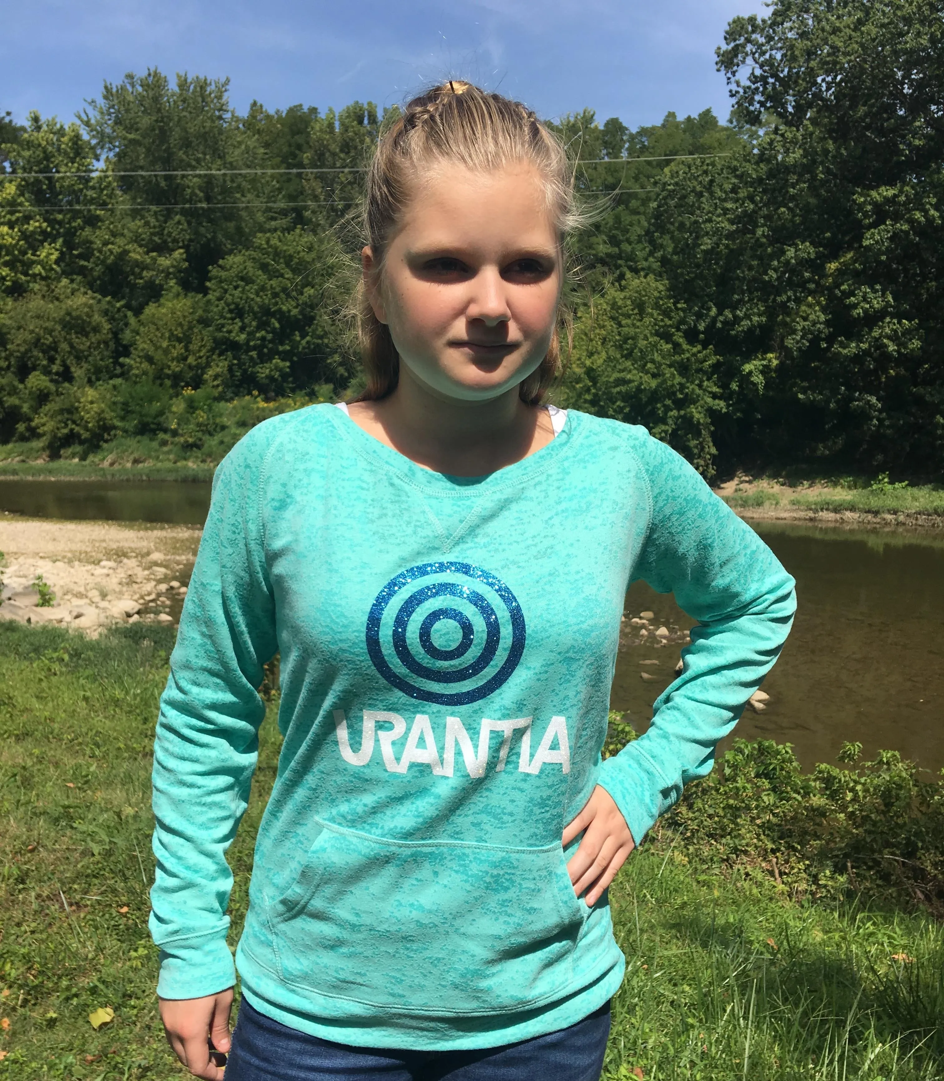 Fleece Sweatshirt – Bright Colors "Urantia" Logo