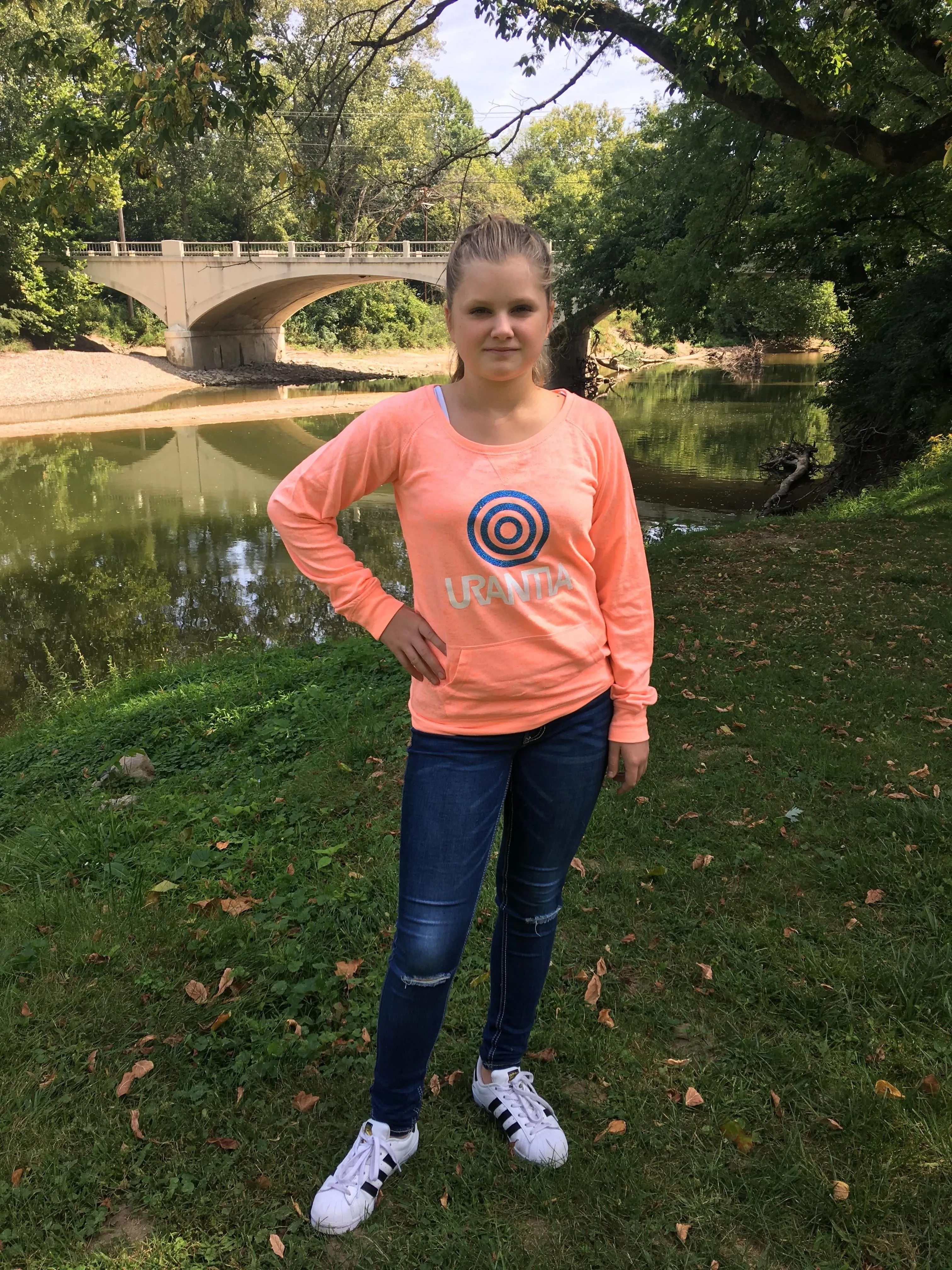 Fleece Sweatshirt – Bright Colors "Urantia" Logo