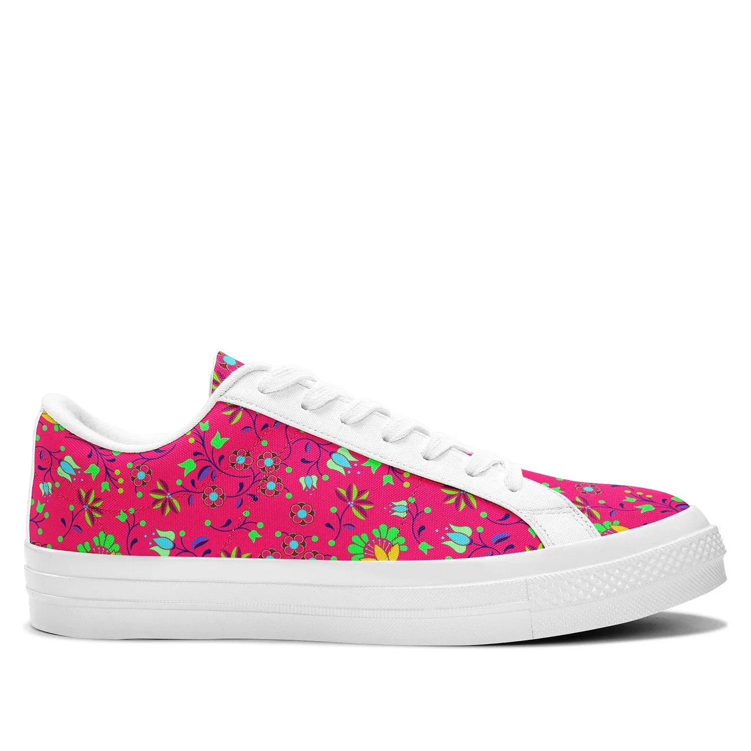 Fleur Indigine Rouge Aapisi Low Top Canvas Shoes White Sole