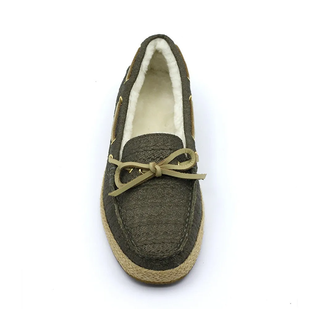 Foxtrot Deck Shoes - Grey Green