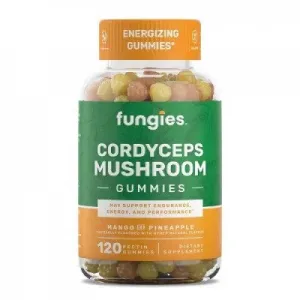 Fungies Cordyceps Mushroom Gummies - Mango & Pineapple  - 120 gummies