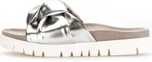 Gabor Silver  Knot Slider Sandal 74661