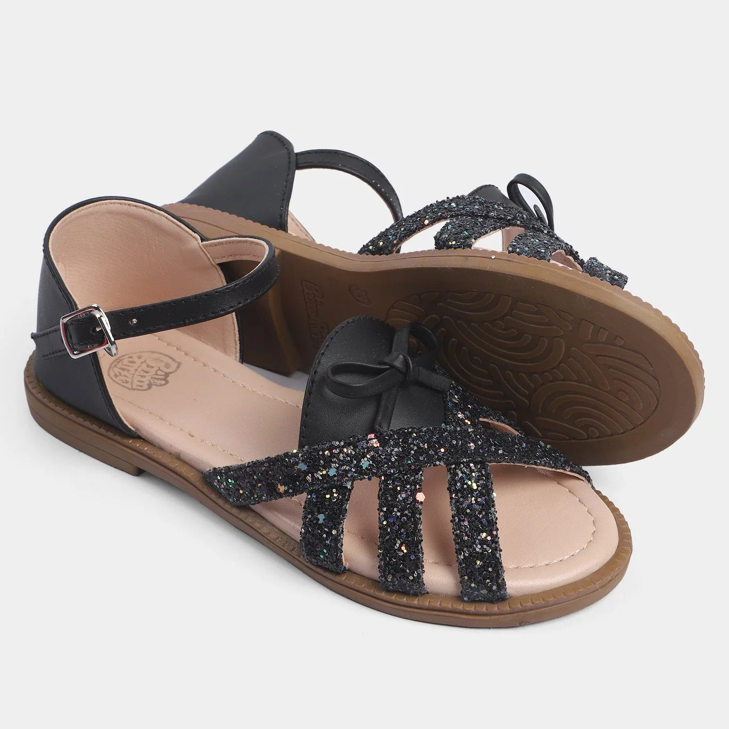 Girls Sandal 456-55-BLACK