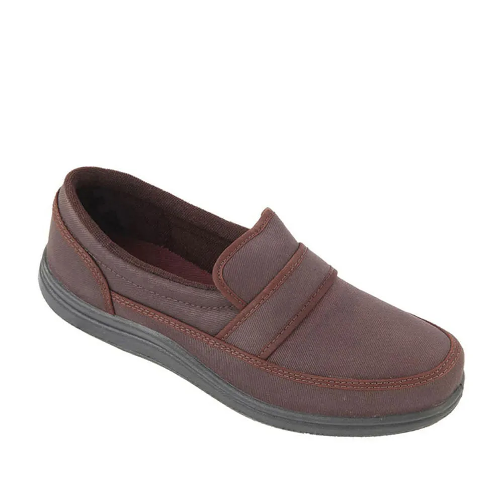 Gliders Casual Brown Slip on Moccasin Shoes For Men 3070-27 By Liberty