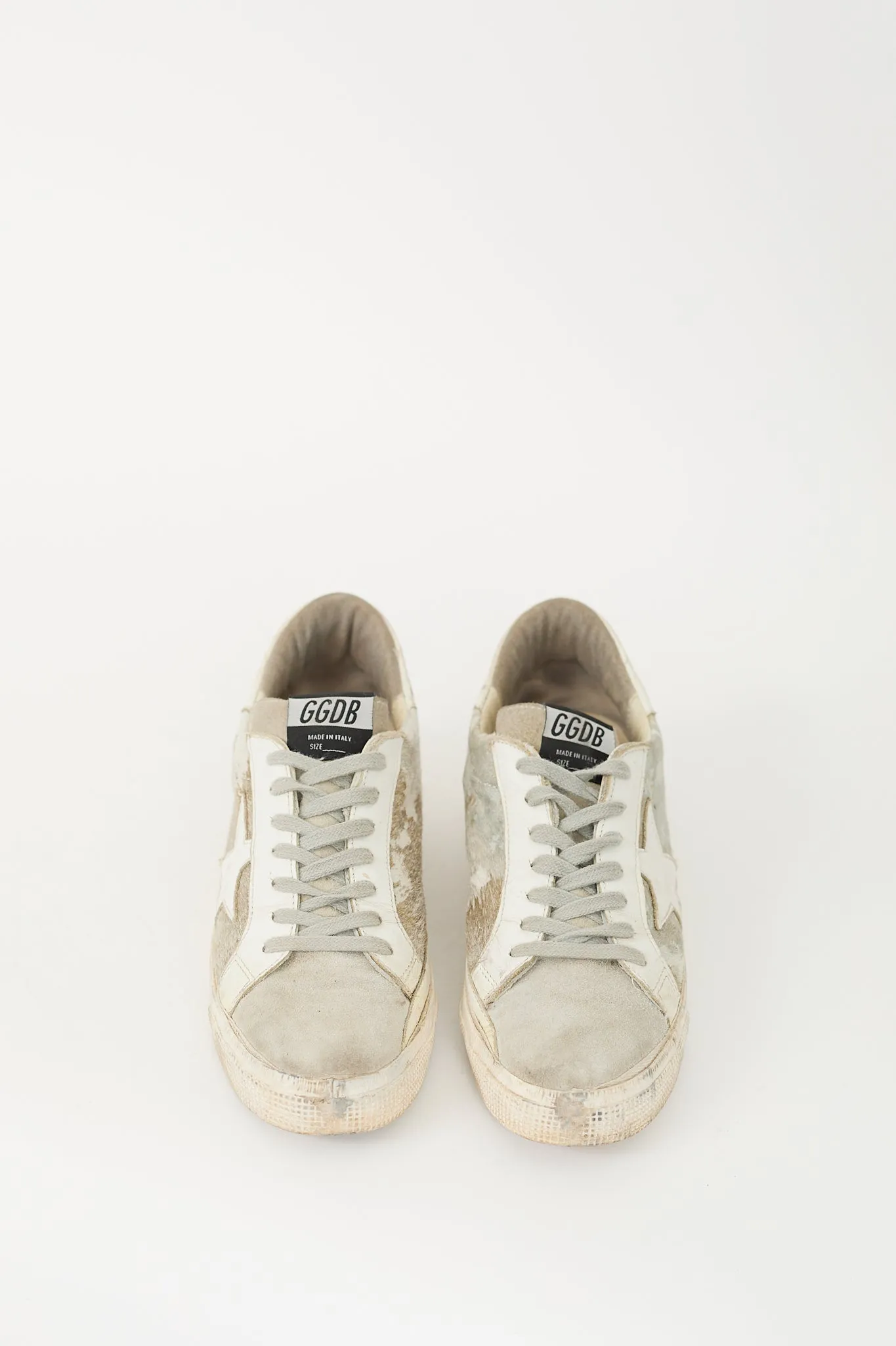 Grey & White Hair & Suede May Sneaker