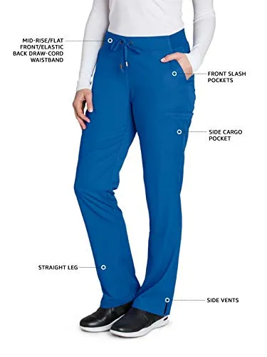 Grey's Anatomy 4277 6-Pocket Flat Front Pant for Women– Modern Fit Medical Scrub Pant