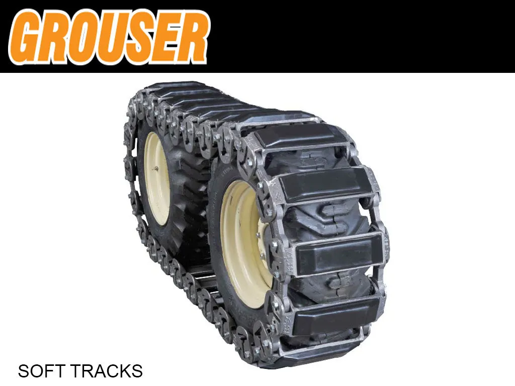 GROUSER soft tracks for skid steer loader