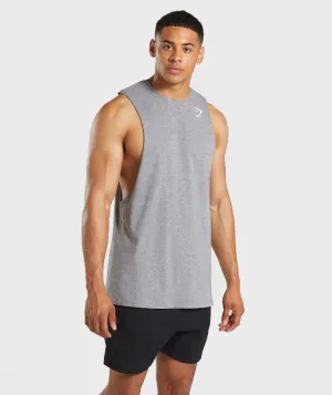 Gymshark Critical Drop Armhole Tank - Grey Marl