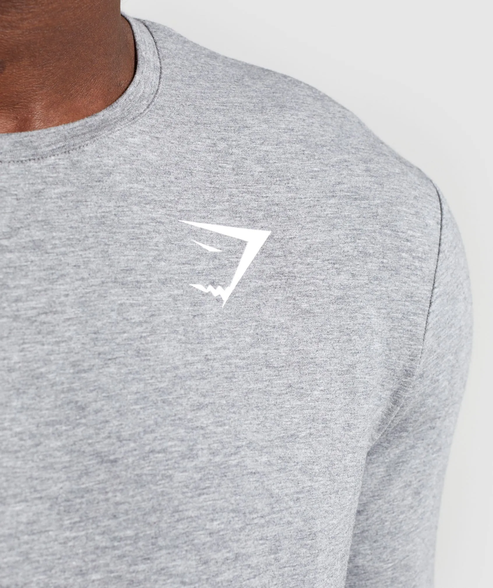 Gymshark Critical Long Sleeve T-Shirt - Grey Marl