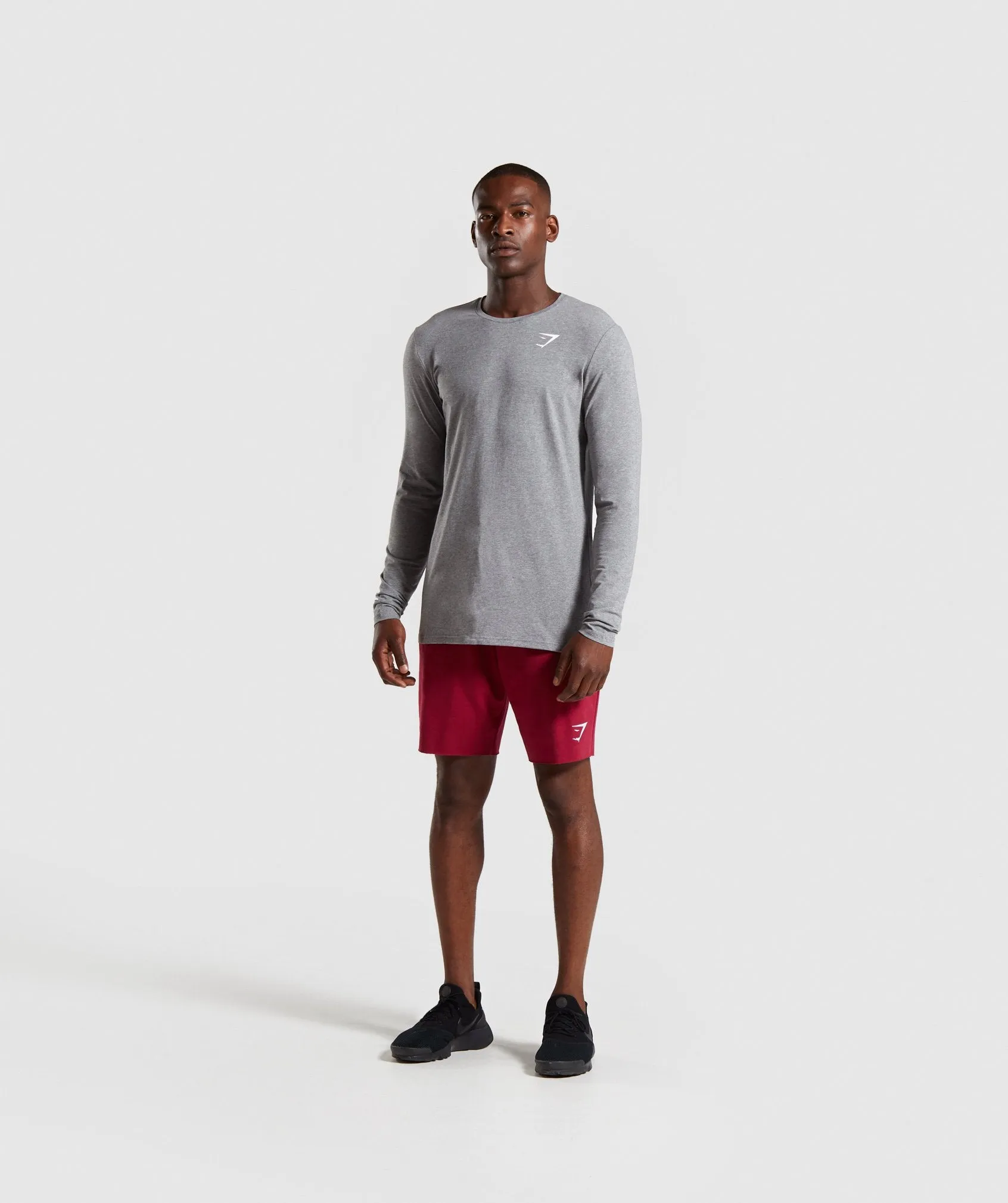 Gymshark Critical Long Sleeve T-Shirt - Grey Marl