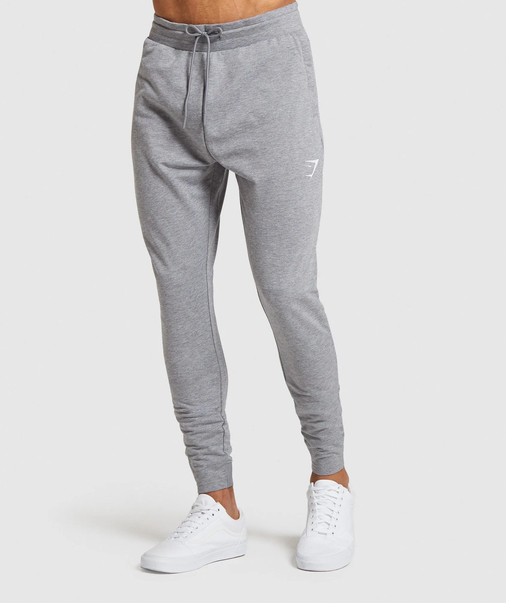 Gymshark Critical Zip Joggers - Grey Marl