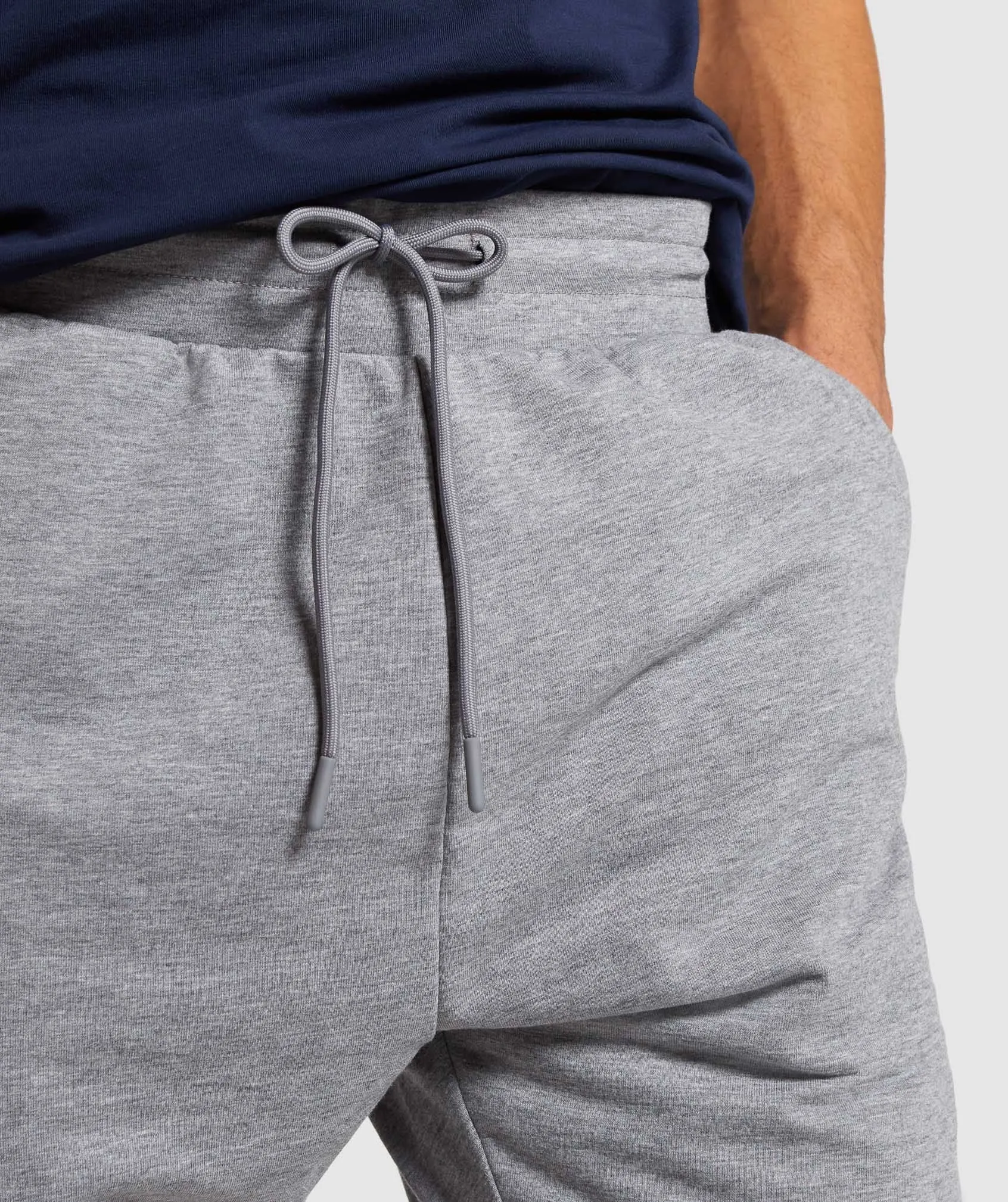 Gymshark Critical Zip Joggers - Grey Marl