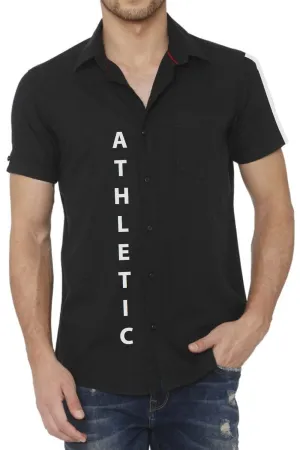 Harry Black Athletic half sleeve shirt