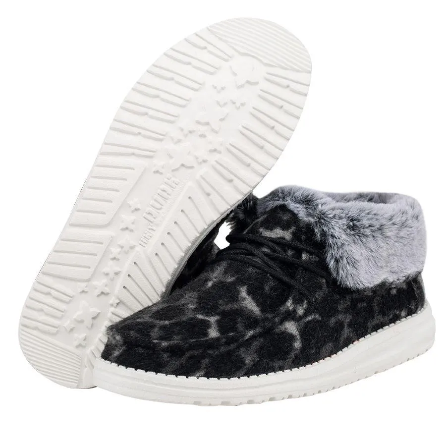 'Hey Dude' Women's Britt - Grey Leopard