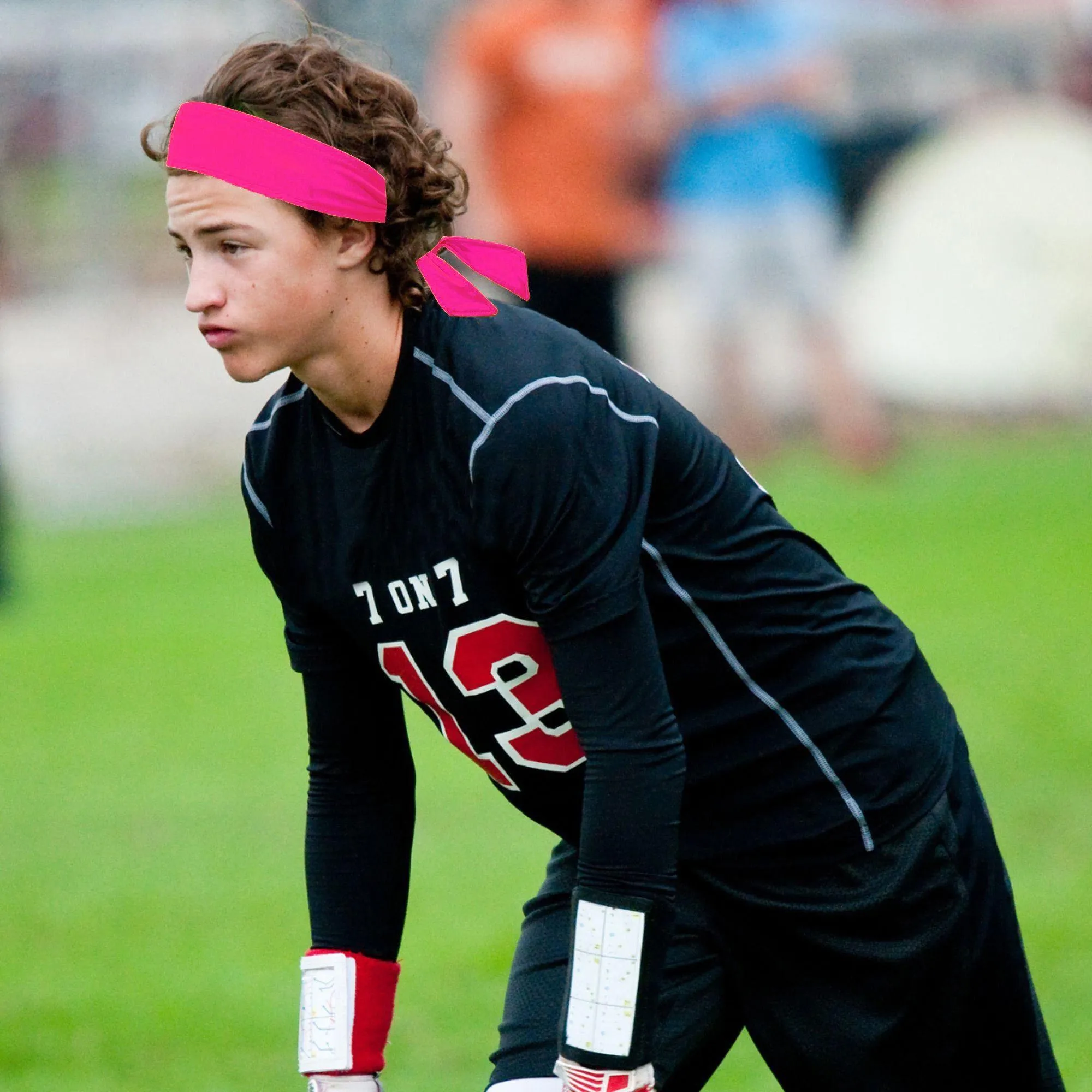 Hot Pink Tie Headband