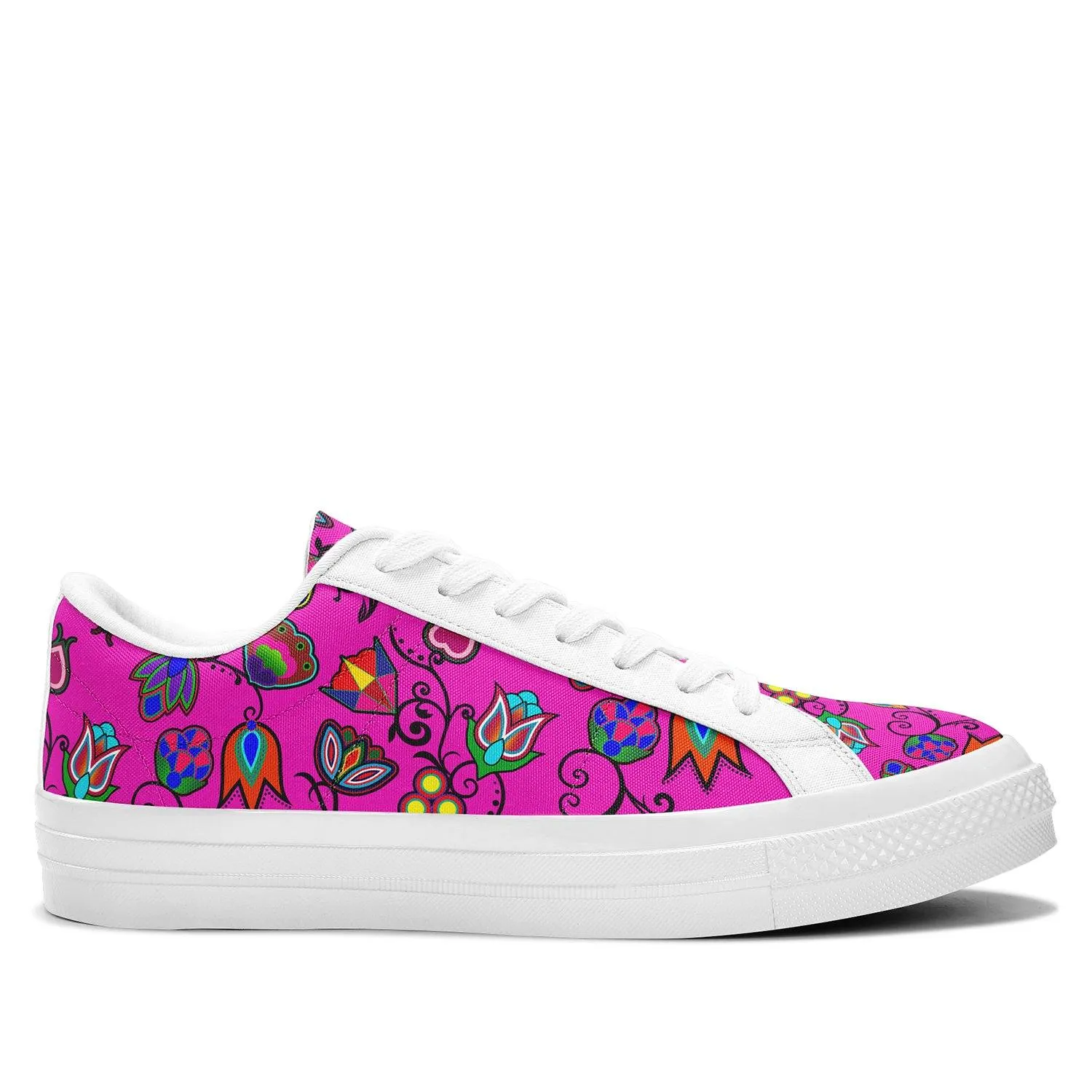 Indigenous Paisley Aapisi Low Top Canvas Shoes White Sole