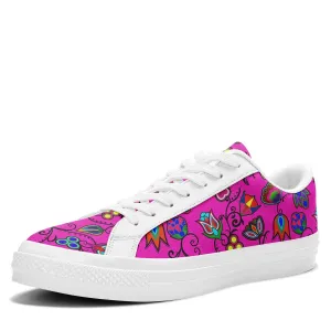 Indigenous Paisley Aapisi Low Top Canvas Shoes White Sole