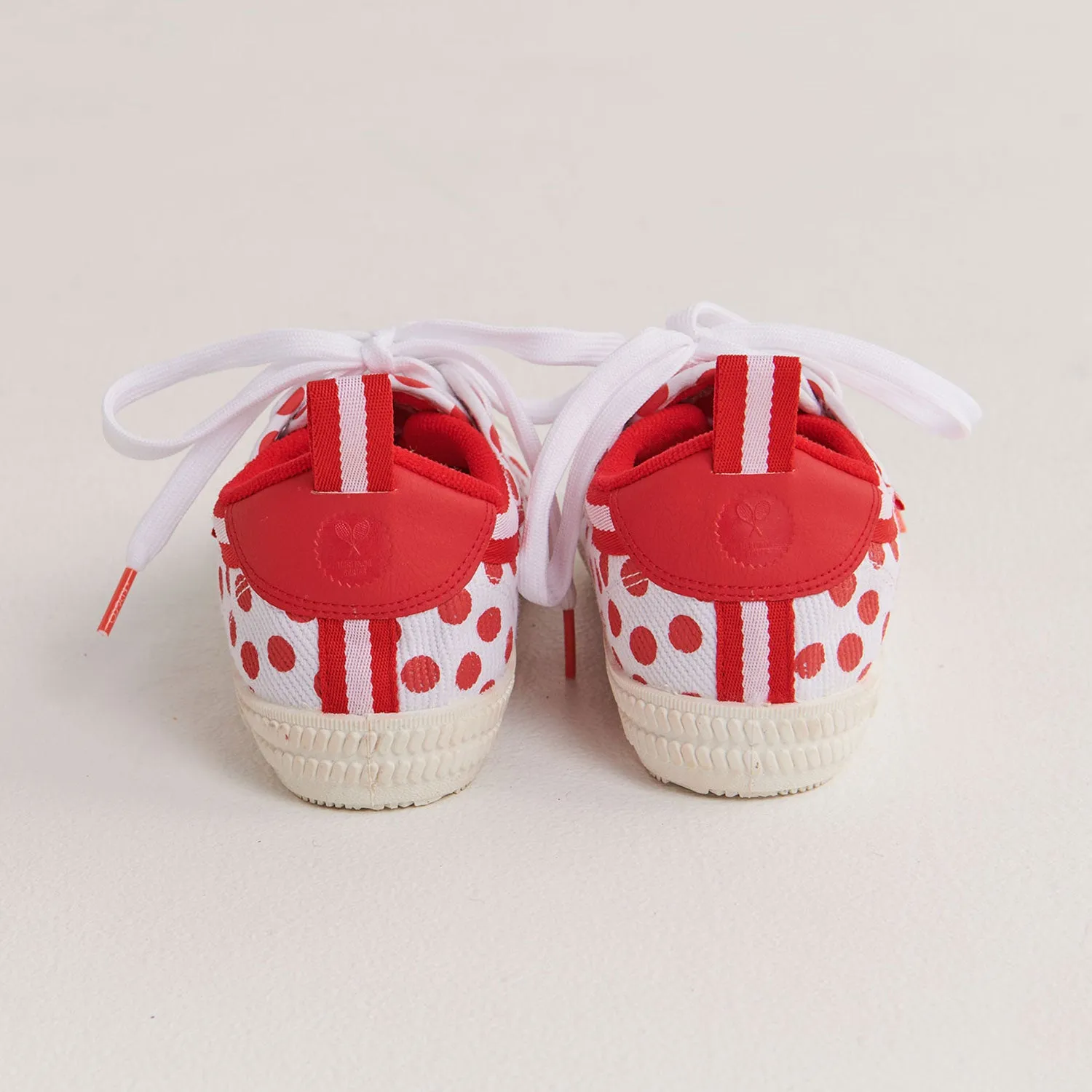 Kip&Co X Volley Red Polka Dot Heritage Sneaker