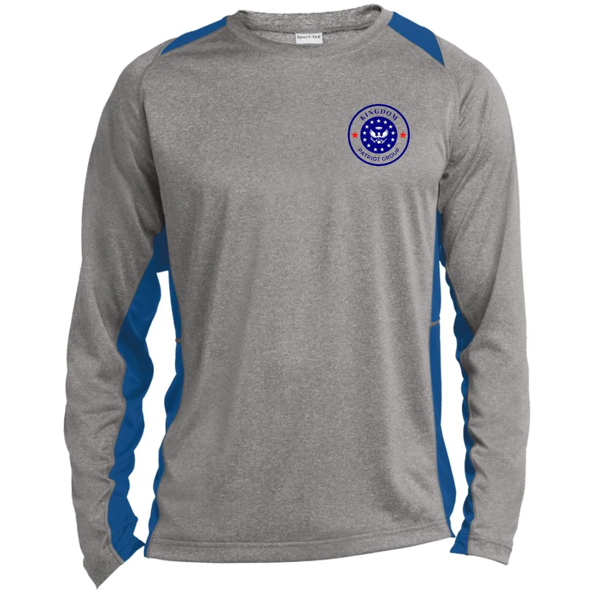 KPG Long Sleeve Heather Colorblock Performance Tee