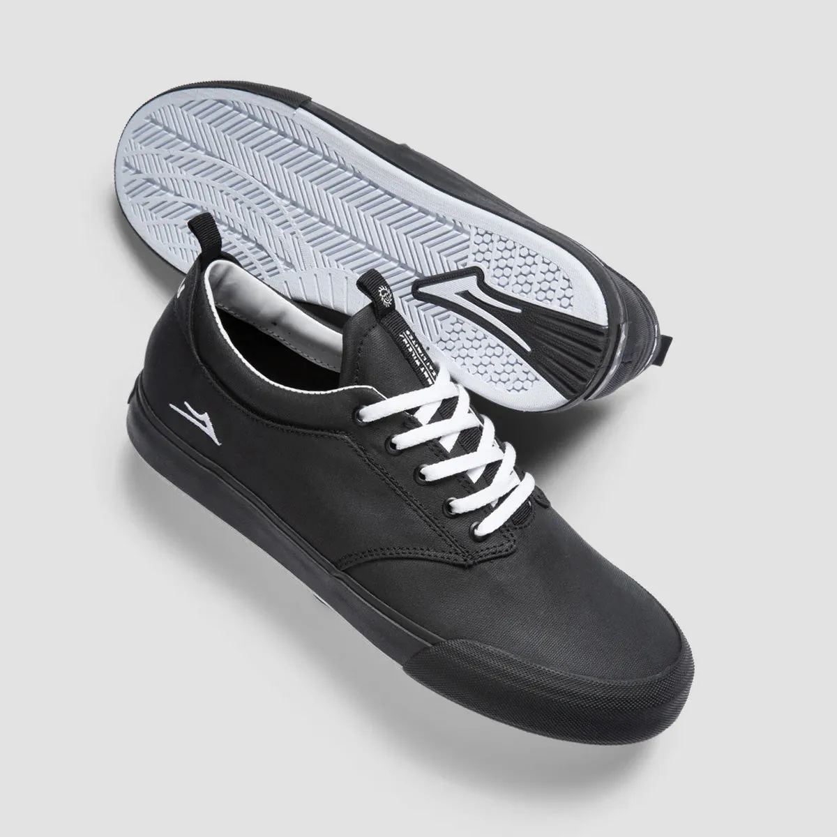 Lakai Wilkins VLK Canvas Skate Shoes - Black Canvas