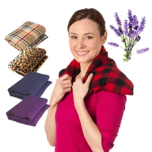 Lavender-scented Extra Large Body Heat Wrap Microwavable, Buffalo