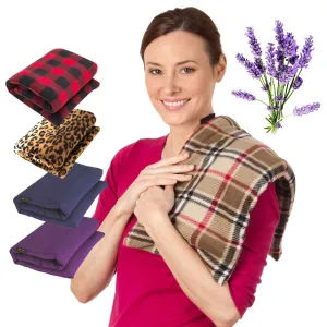 Lavender-scented Extra Large Body Heat Wrap Microwavable, London