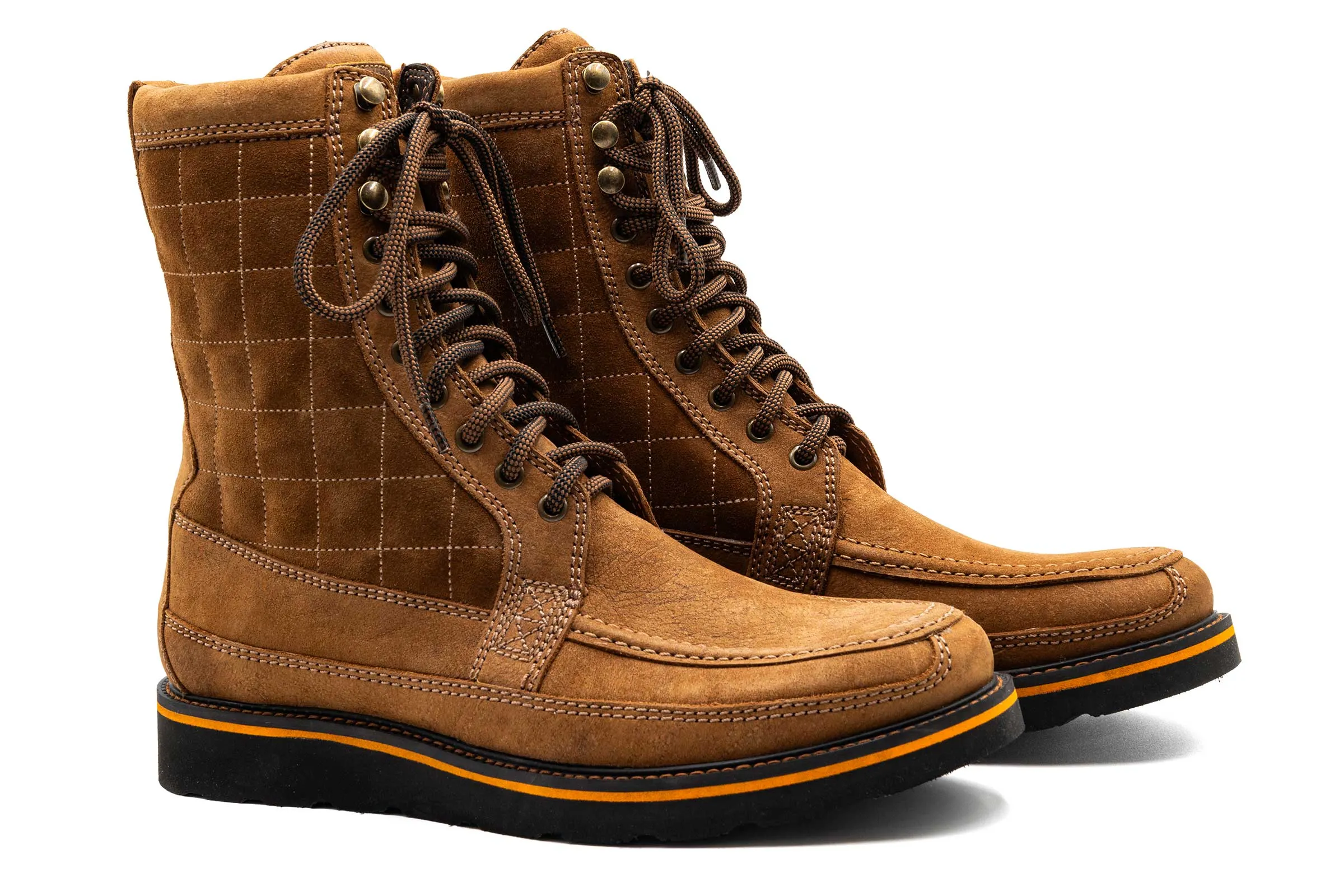 Laverack African Kudu Leather Field Boots - Snuff