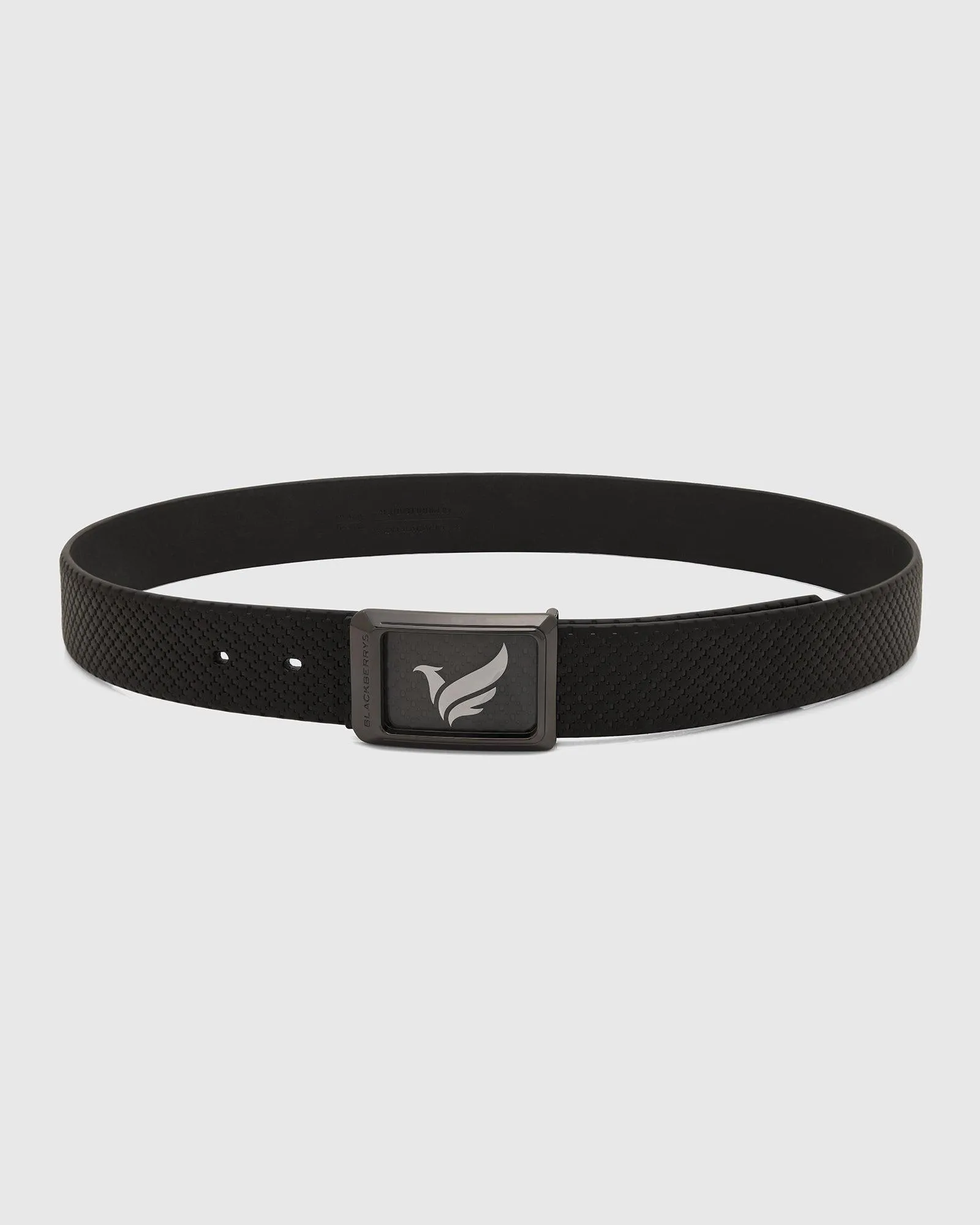 Leather Black Textured Belt - Urseal