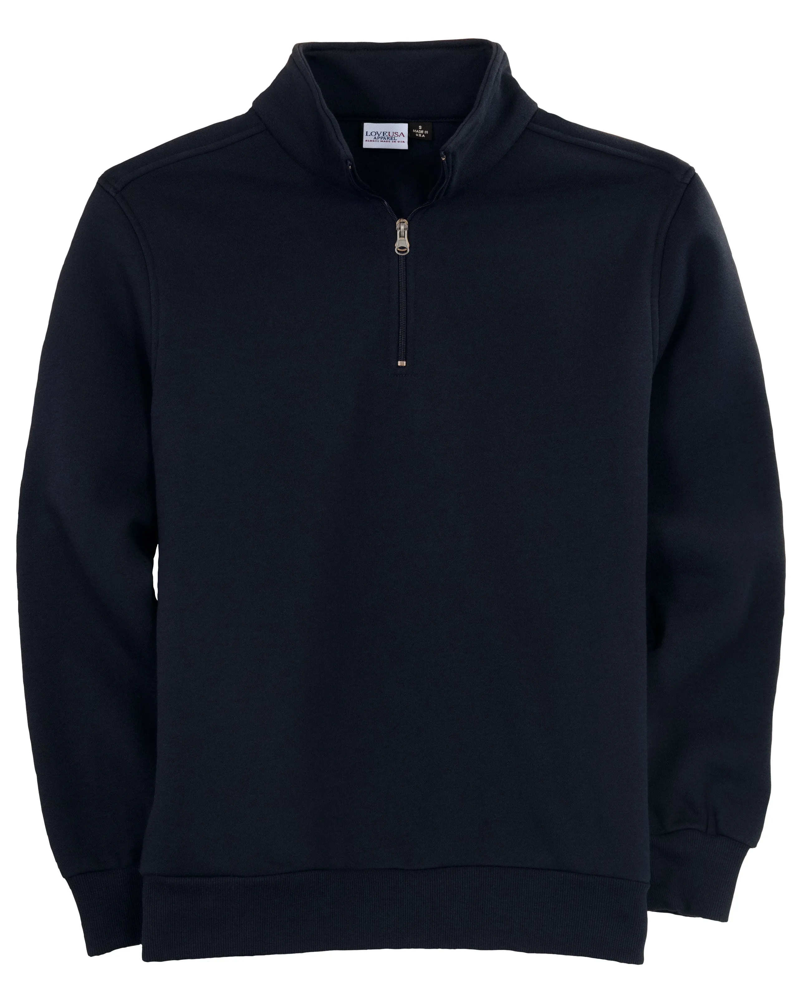 LOVE USA APPAREL Men's Heavy Duty 1/4 Zip Sweatshirt with Heavy Weight Micro Fleece