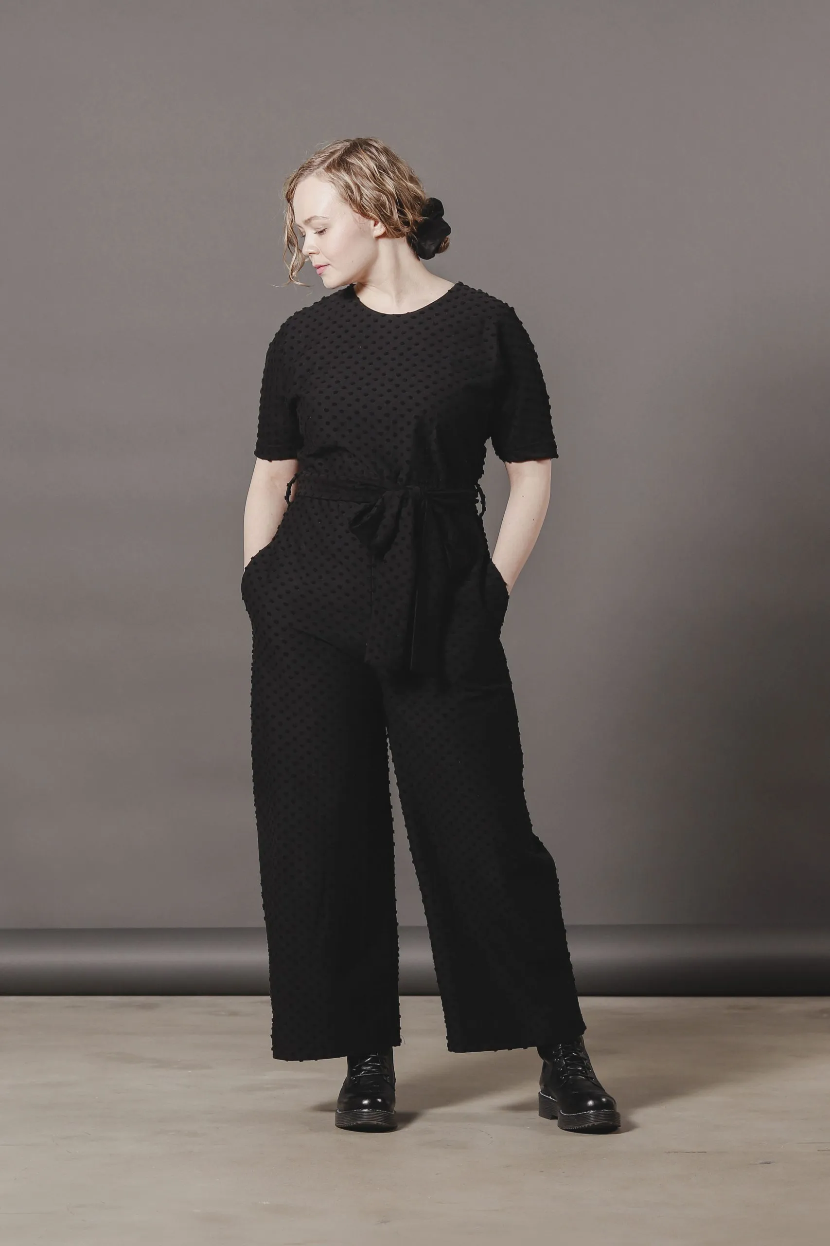 Manuela Jumpsuit Black Dot