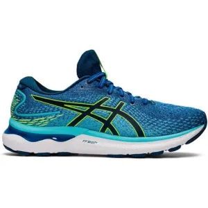 Men's Asics GEL-Nimbus 24, Lake Drive/Hazard Green, 11.5 4E Extra Wide