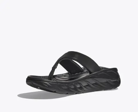 MEN'S HOKA ORA FLIP | BLACK / DARK GULL GRAY