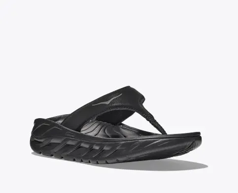 MEN'S HOKA ORA FLIP | BLACK / DARK GULL GRAY