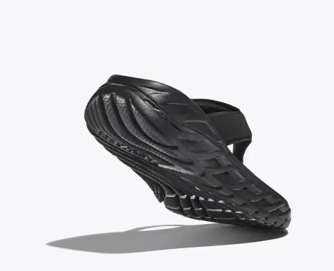 MEN'S HOKA ORA FLIP | BLACK / DARK GULL GRAY