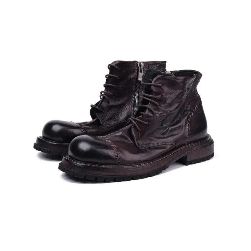 Men's Zip Work Boots