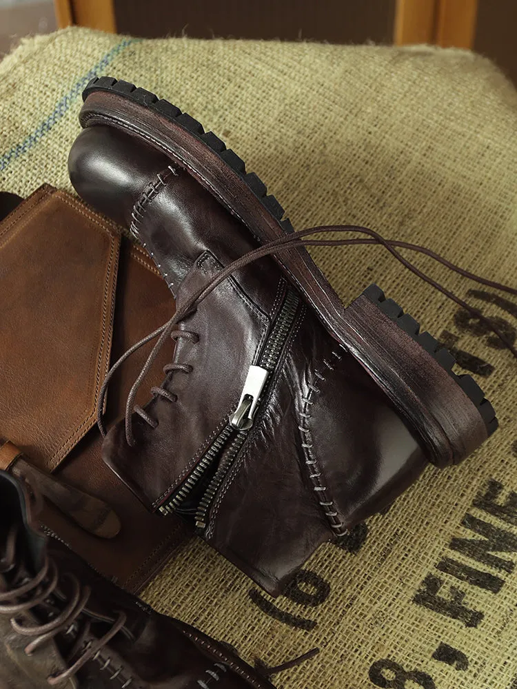 Men's Zip Work Boots