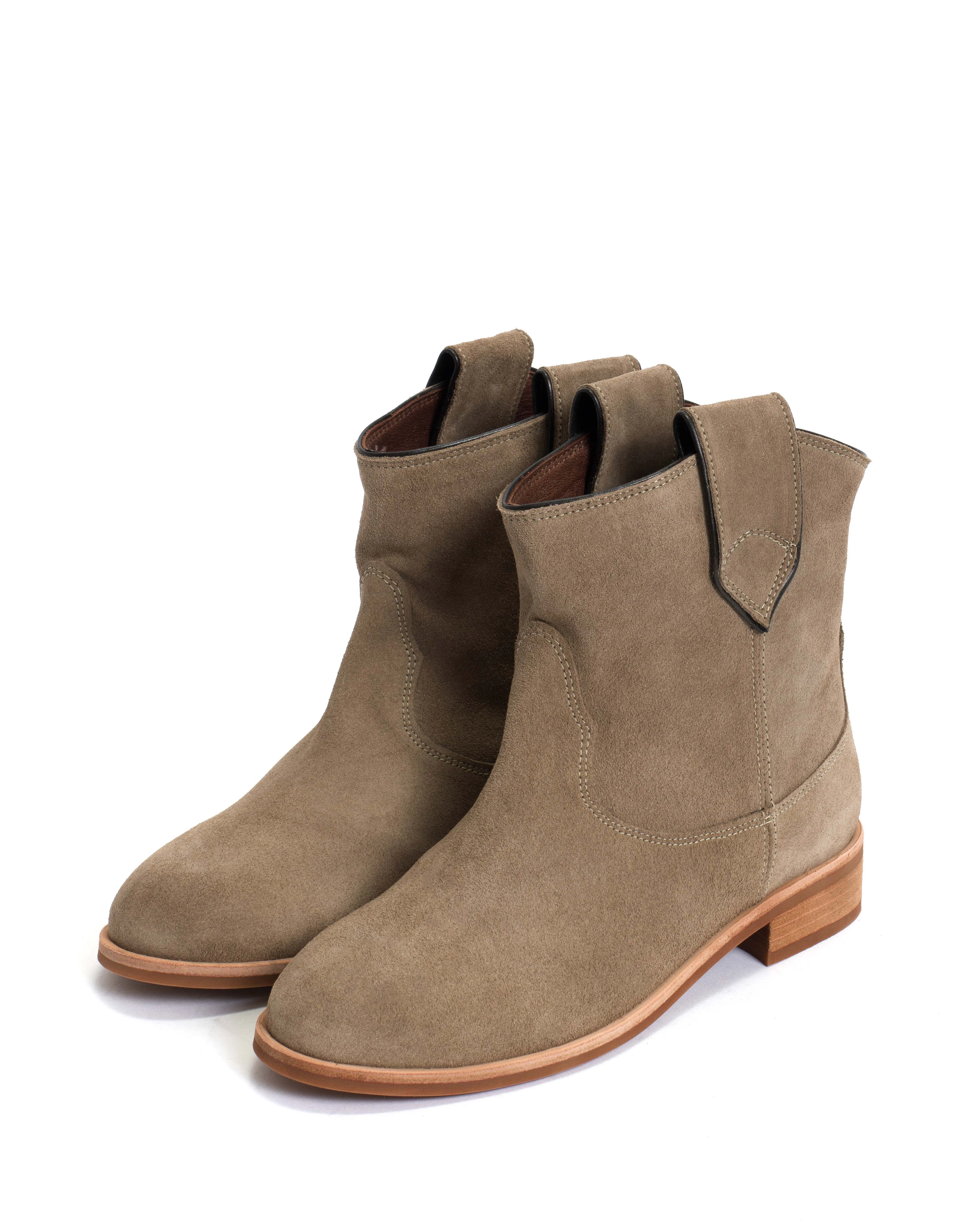 Monja Calf suede Mushroom